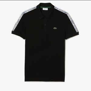 Lacoste Tape Cotton-Blend Polo Shirt Size XL
